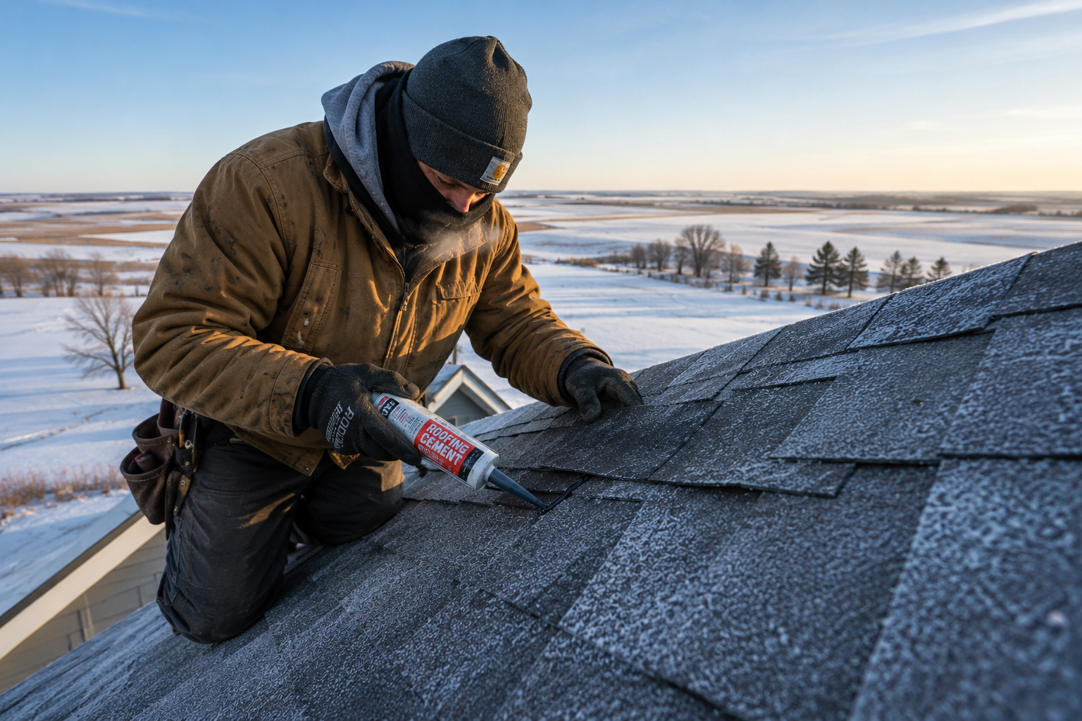 Roofing apply safety