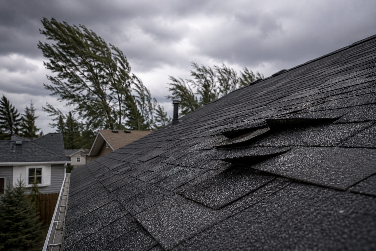 Roofing effect